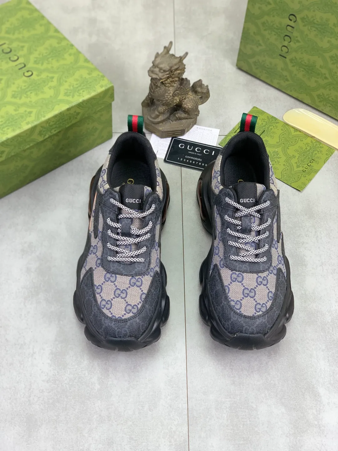 Men's men's shoes 💰P440💰 [New model] (GUCCI) official website's latest 🎁🎁casual and fashionable men's shoes 👟, hot style 💥 style is simple and elegant, exclusive for trendy men. Unique official website's latest brand double G elements Original 👑Gucci decoration, fashionable and generous, the fabric is original frosted calfskin✅Fully imported first-layer pigskin lining, the official website specifies wear-resistant, lightweight original rubber casual outsole, the classic model is taken in real life🎬38-44 4️⃣ colors available